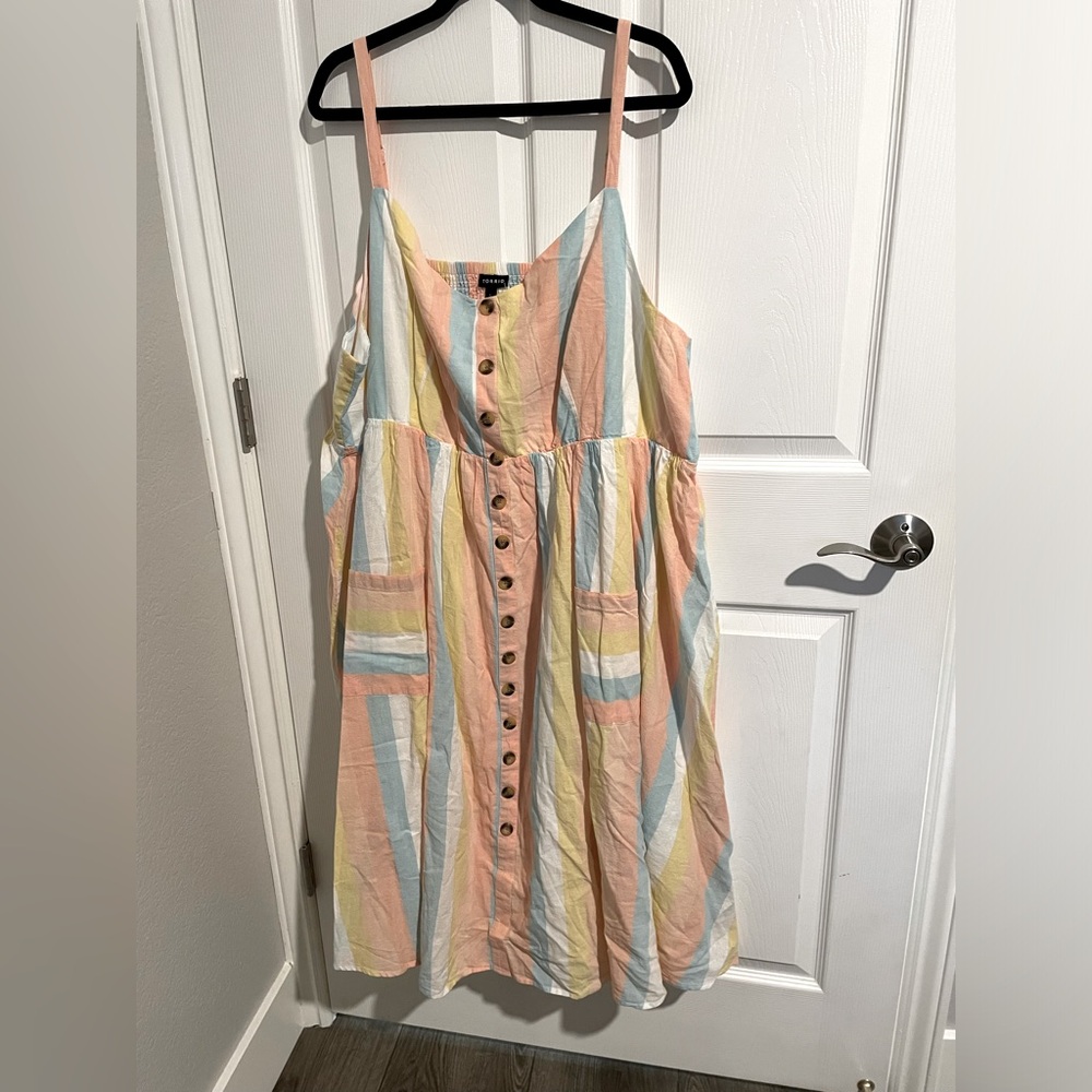 NWT. Torrid 5x Striped Dress